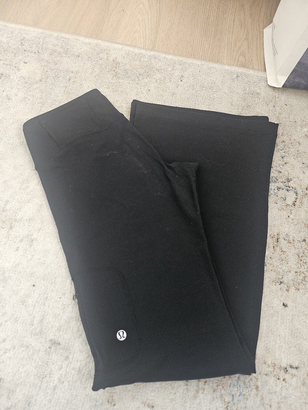 lululemon athletica Black Leggings with Logo